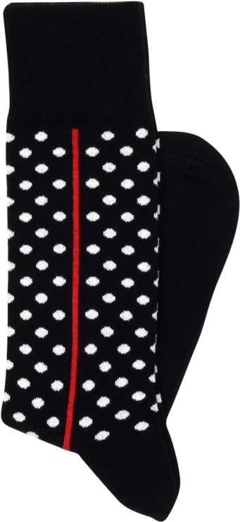 Men's Polka Dots Dress Socks - Dress (900x1296), Png Download