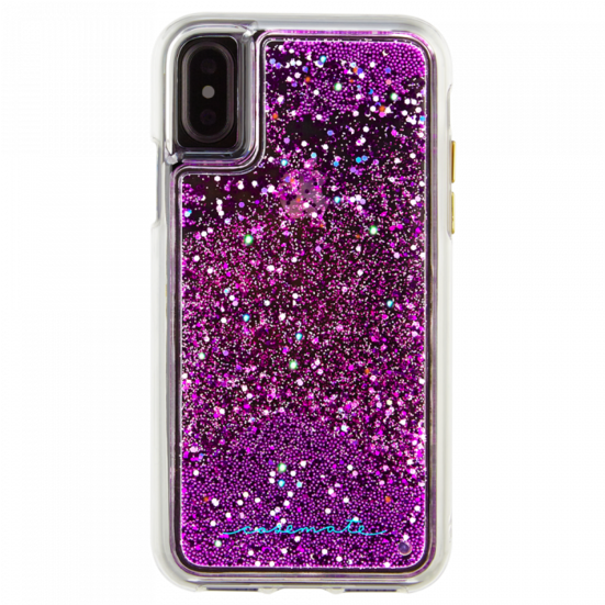 Casemate Iphone X Back Case Waterfall, Purple - Case Mate Iphonex (600x550), Png Download