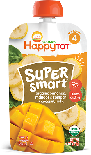 Happy Family Happy Tot Superfoods - Apple Cinnamon (600x600), Png Download