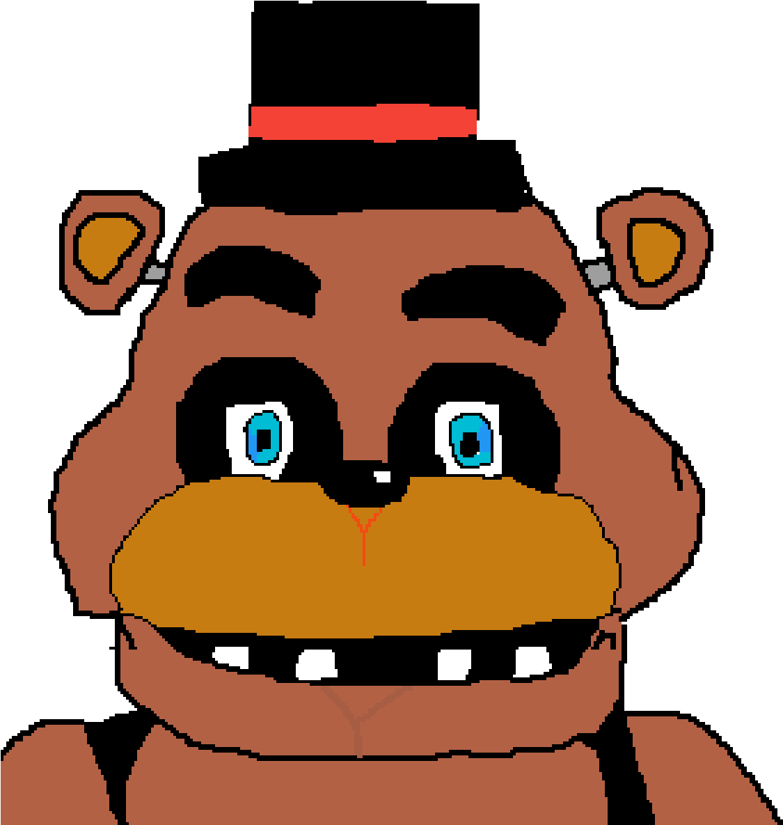 Freddy Fazbear - Cartoon (1200x1200), Png Download