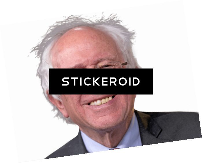 Bernie Sanders Smiling - Senior Citizen (699x564), Png Download