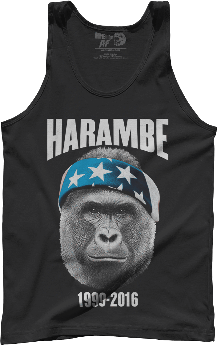Harambe 1999-2016 - Sky's Out Thighs Out Tank Top (1200x1200), Png Download