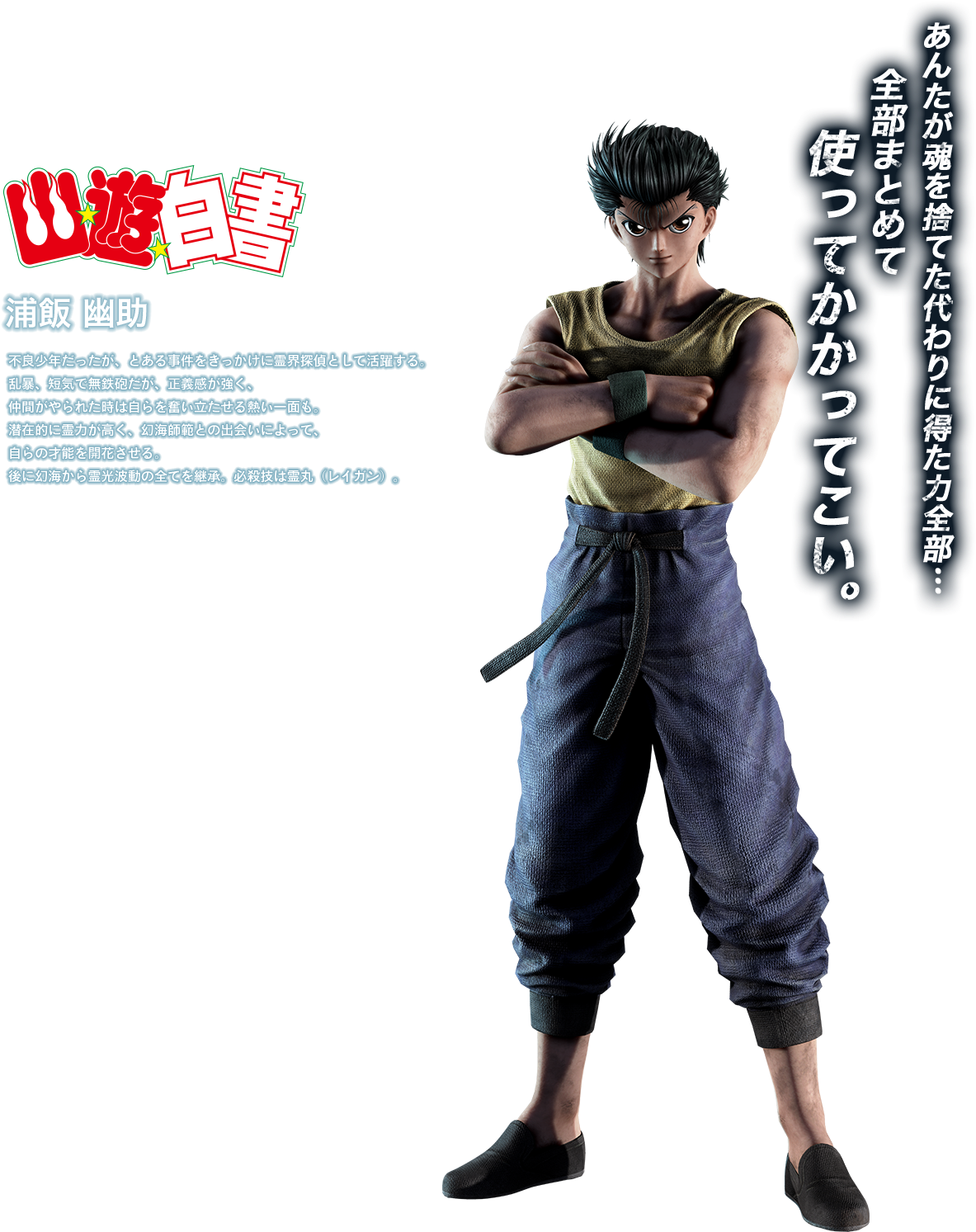Anime, Bandai Namco Entertainment, Yu Yu Hakusho, Jump - Jump Force (1440x1700), Png Download
