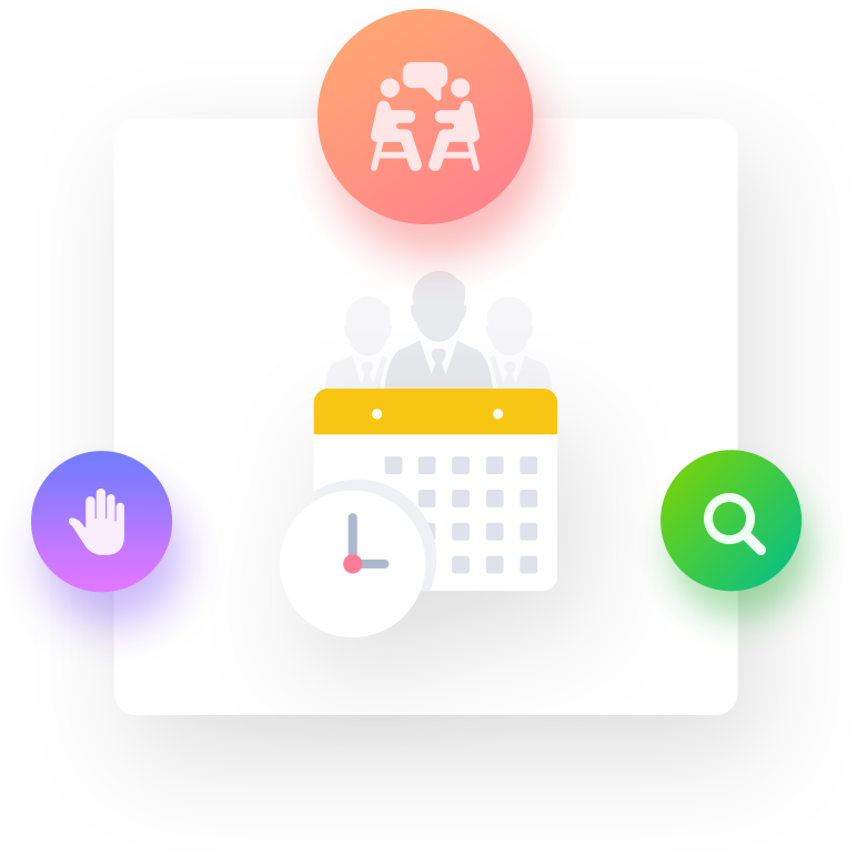 Select From More Statuses & Schedule Interviews - Circle (772x770), Png Download