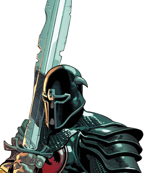 Black Knight (earth-1610) - Modern Black Knight (507x610), Png Download