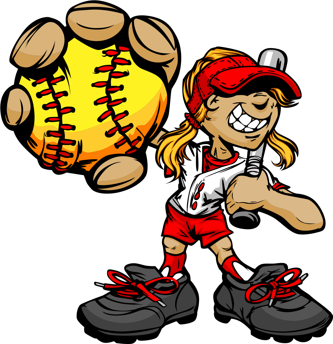 Clip Freeuse Download Fastpitch Softball Art Tennis - Flame Softball Clipart (1181x1181), Png Download