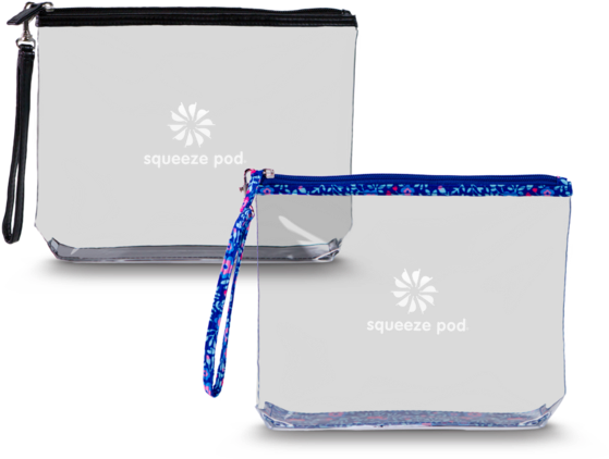 Squeeze Pod Clear Hanging Toiletry Bag - San Francisco (600x600), Png Download