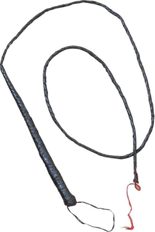 Leather Bullwhip - Medieval Whip (500x747), Png Download