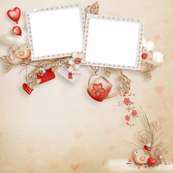 Frame Amour Png (600x600), Png Download