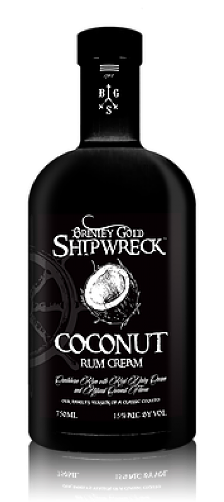 Brinley Gold Shipwreck Coconut Rum Cream (800x1000), Png Download