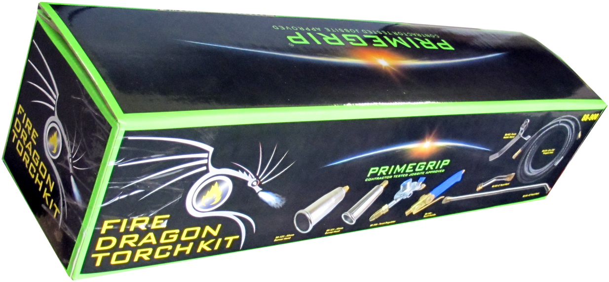 Primegrip Fire Dragon Torch Kit - Box (1280x643), Png Download