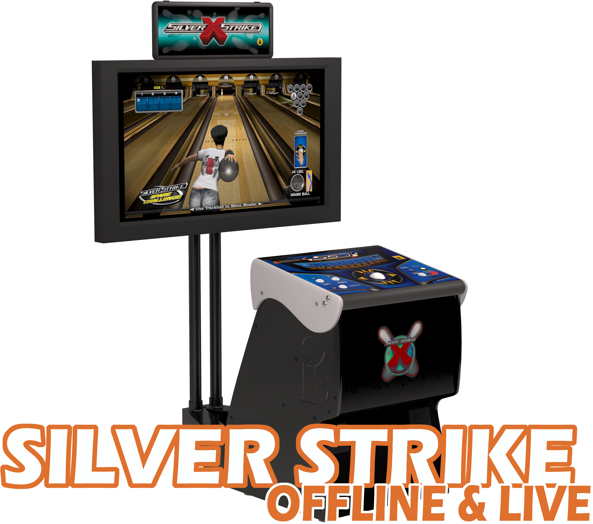 Silver Strike Bowling Live & Offline - Silver Strike X Bowling Home Arcade Game (2100x1800), Png Download