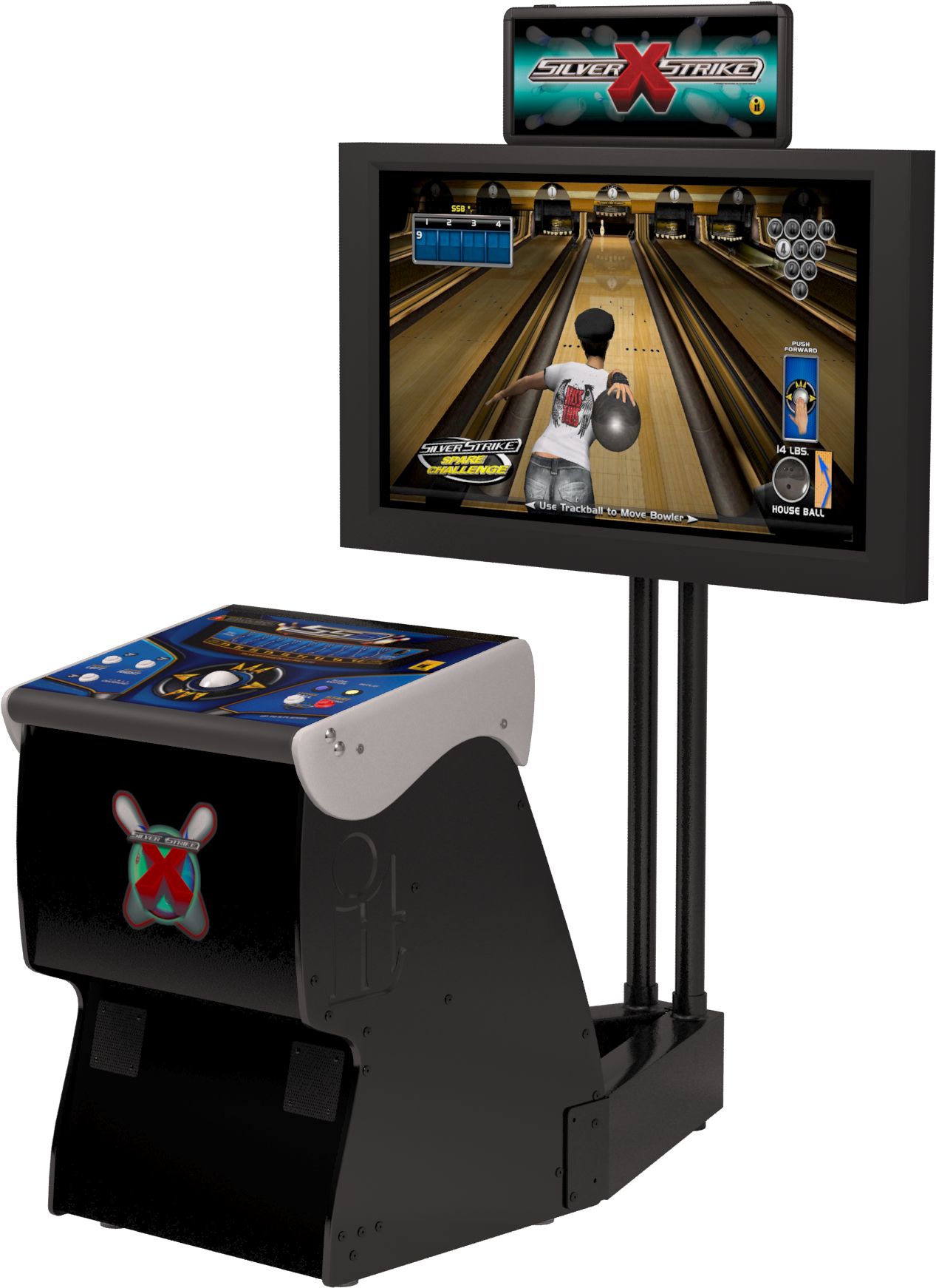 Silver Strike Bowling Home Arcade Game - Silver Strike X Bowling Home Arcade Game (2100x1800), Png Download