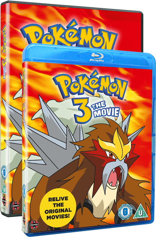 The Movie - Pokémon - The Movie: 3 - Spell Of The Unown - Blu-ray (530x795), Png Download