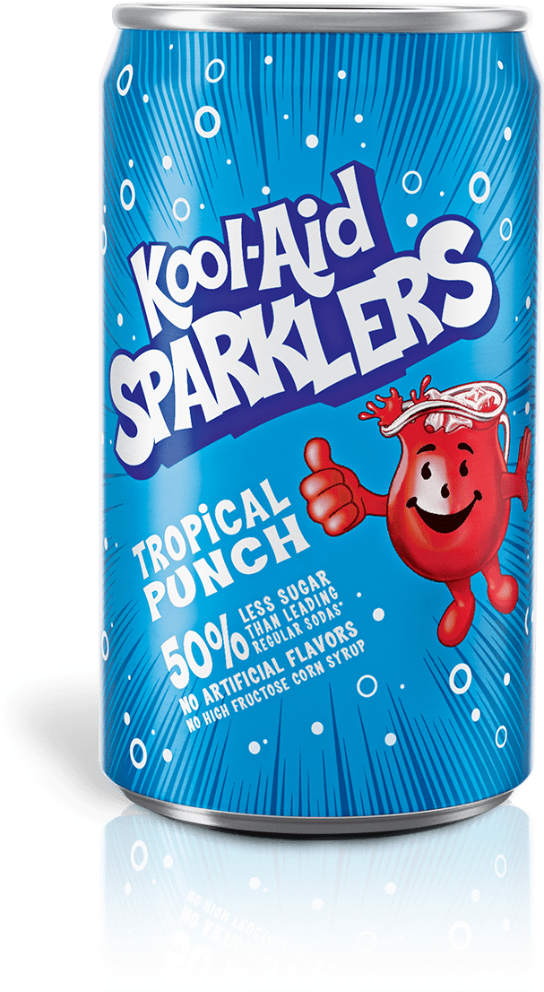 Kool Aid Sparklers Kool Aid Sparklers Tropical Punch - Kool Aid (870x1281), Png Download