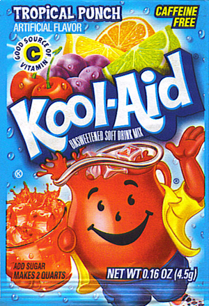 Kool Aid Tropical Punch Packet (300x440), Png Download