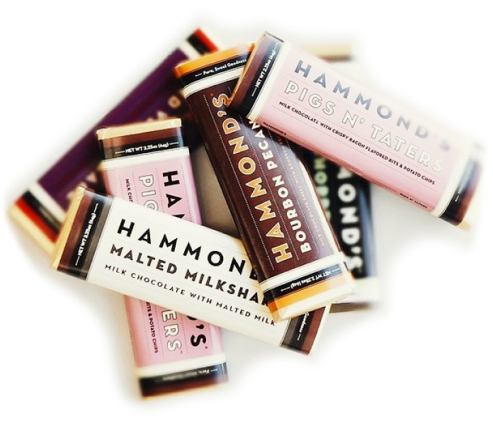 Ever Wonder How Lollipops, Candy Canes And Other Hammond's - Hammond's Malted Milkshake Chocolate Bar - 2.25 Oz (700x609), Png Download