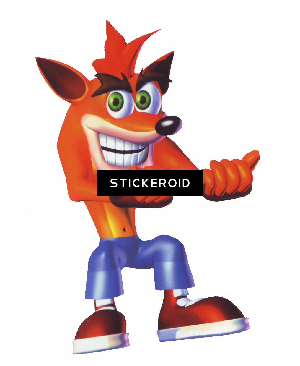 Crash Bandicoot (1016x1238), Png Download