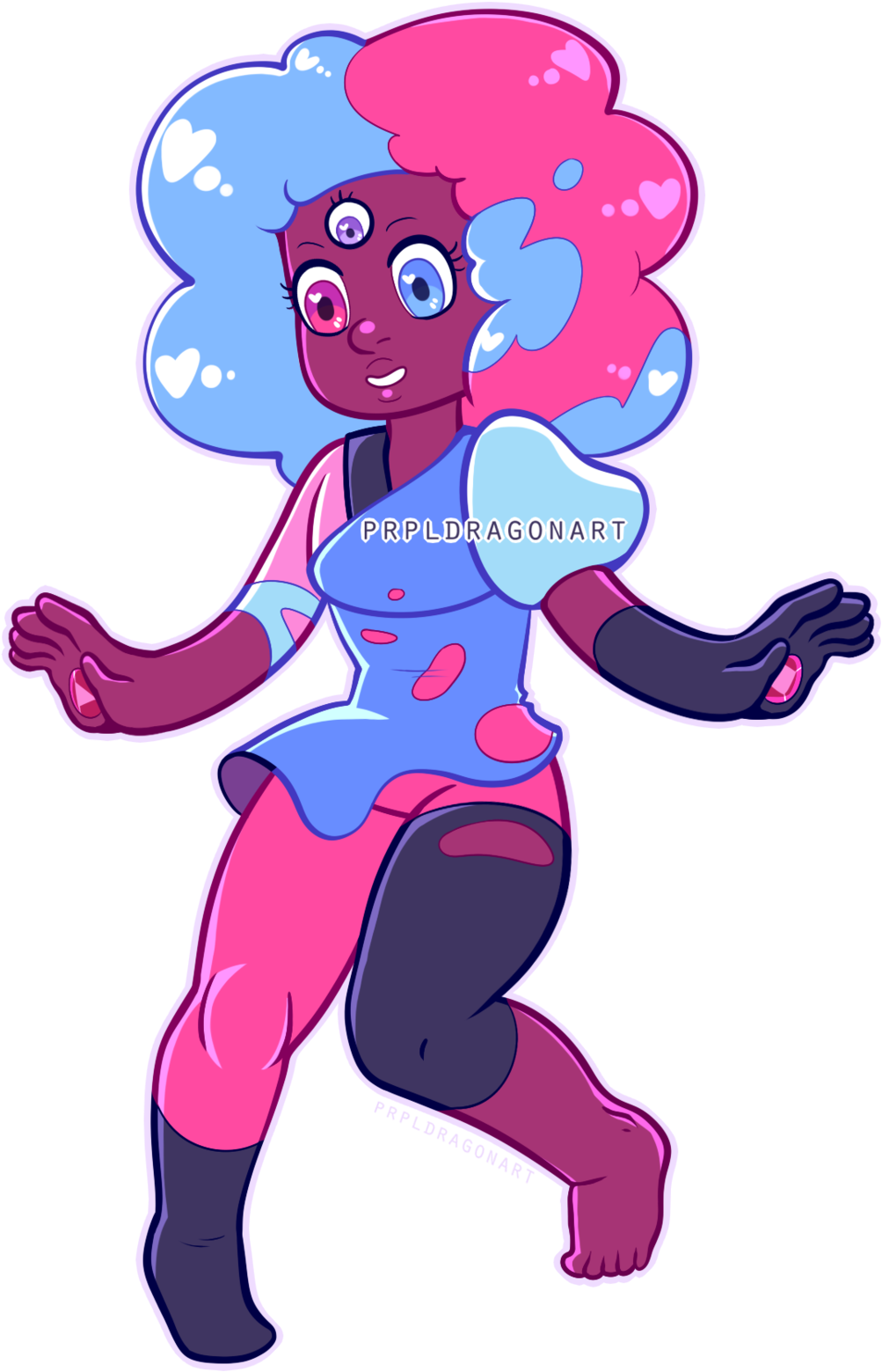 Cotton Candy Clipart Movie Candy - Steven Universe Garnet Cotton Candy (1003x1559), Png Download