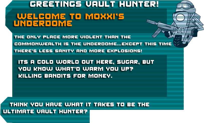 Mad Moxxi S Underdome Poster Concepts At - Nexus Mods (887x585), Png Download