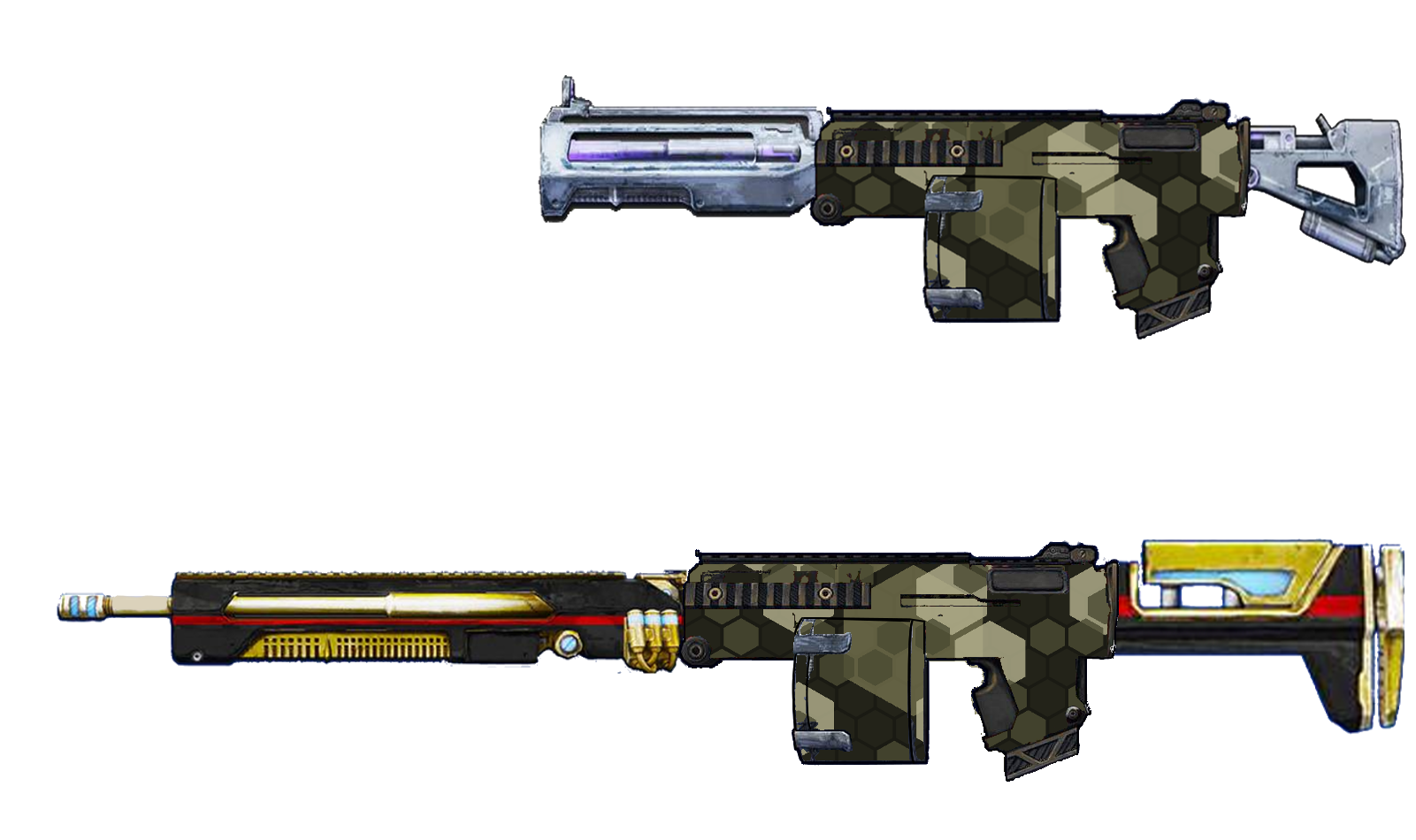 Borderlands Of Remnant - Assault Rifle (1600x1556), Png Download
