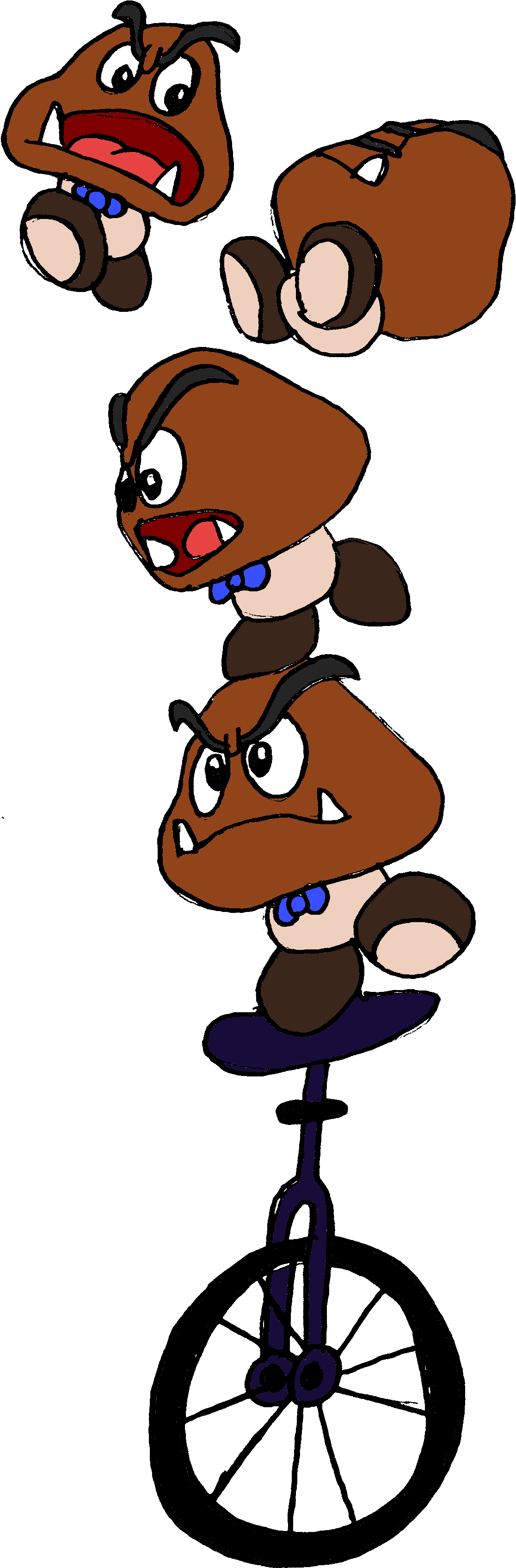 Goomba Troupe - Party (1144x3443), Png Download