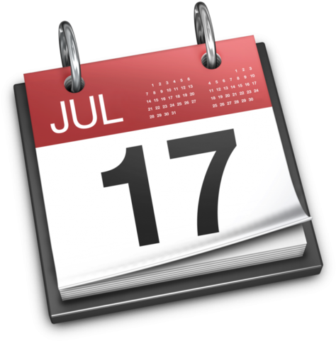 Calendar - Ical Icon (726x484), Png Download