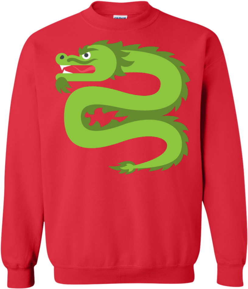 Dragon Emoji Sweatshirt (960x960), Png Download