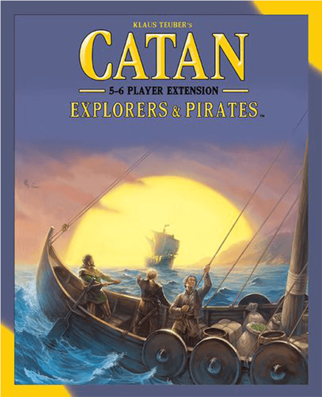 Catan - Catan - Explorers & Pirates 5-6 Player Board Game (800x800), Png Download
