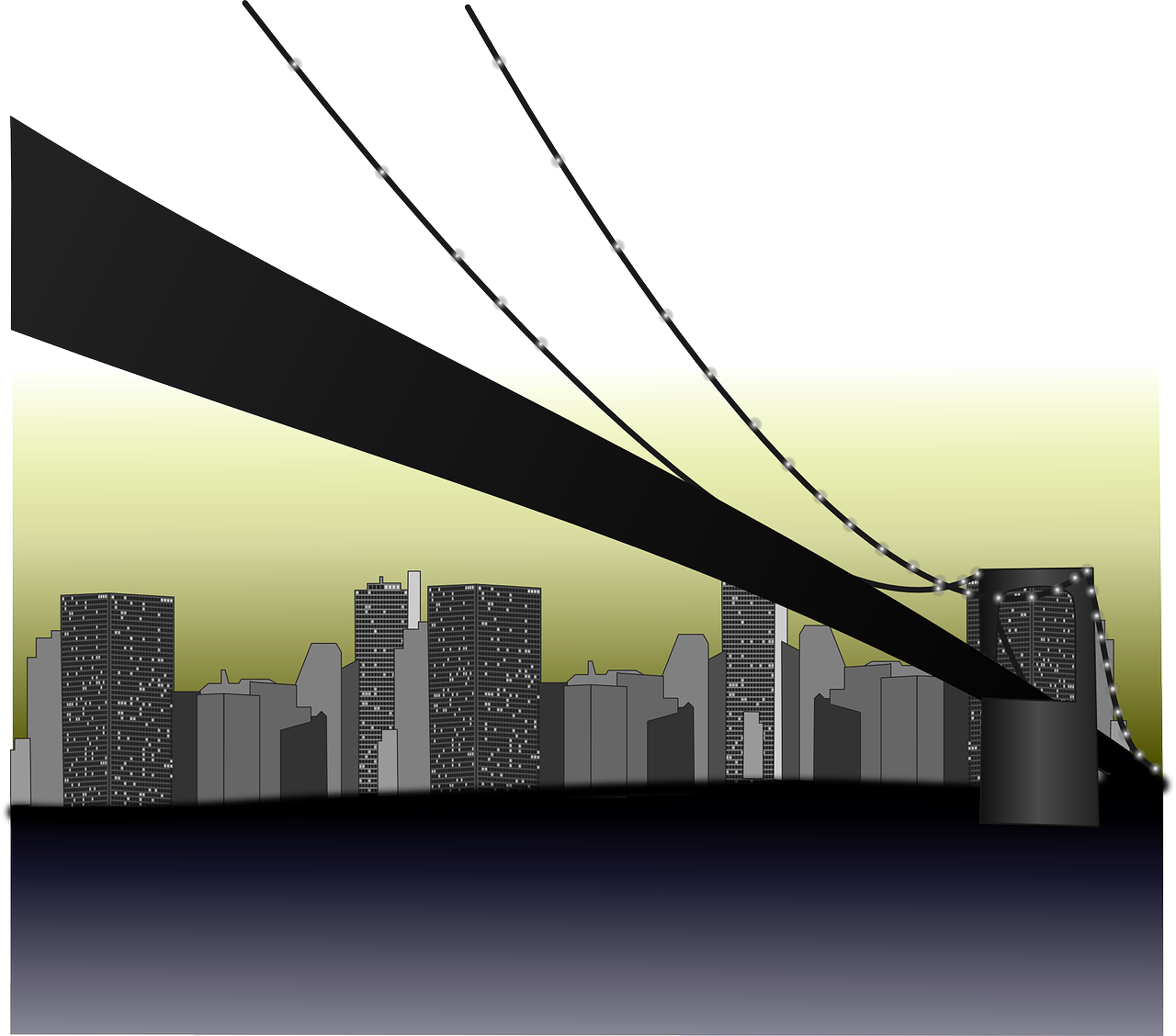 Bridge City Town - Movin' On Up...to The East Side Bib (1280x1128), Png Download