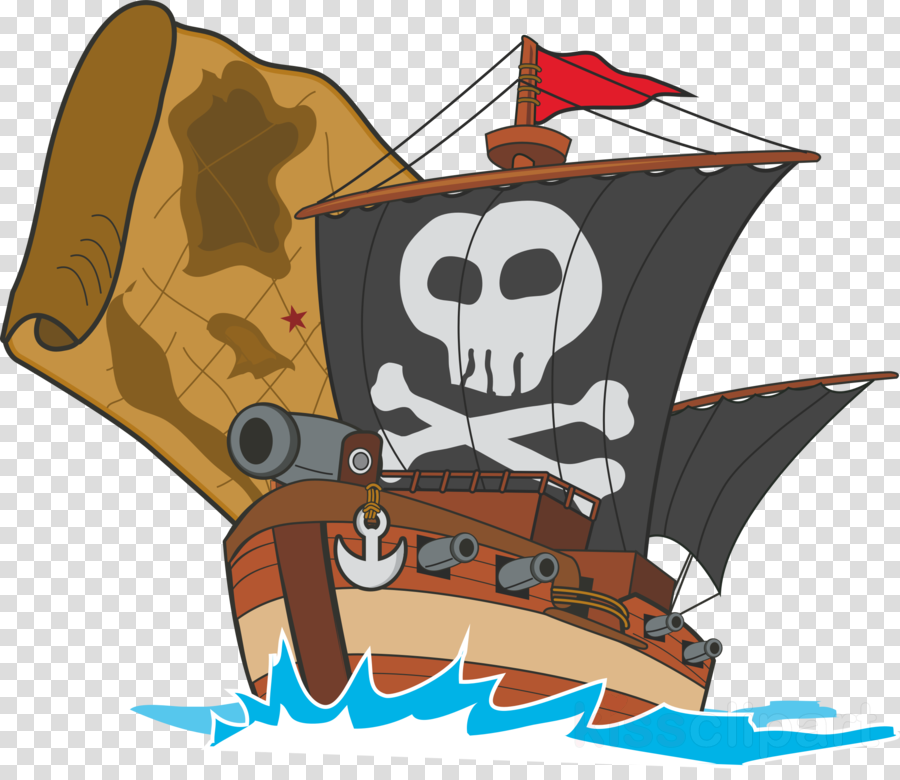 Download Gambar Kapal Bajak Laut Kartun PNG Image with No Background