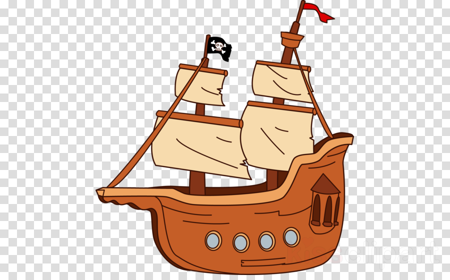 Download Boat - Pirate Ship Cartoon Png PNG Image with No Background -  