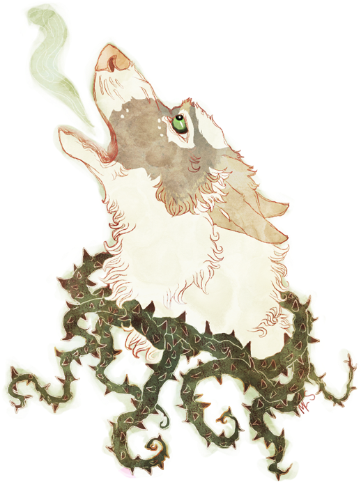 Thorny Heart - Craft (541x730), Png Download