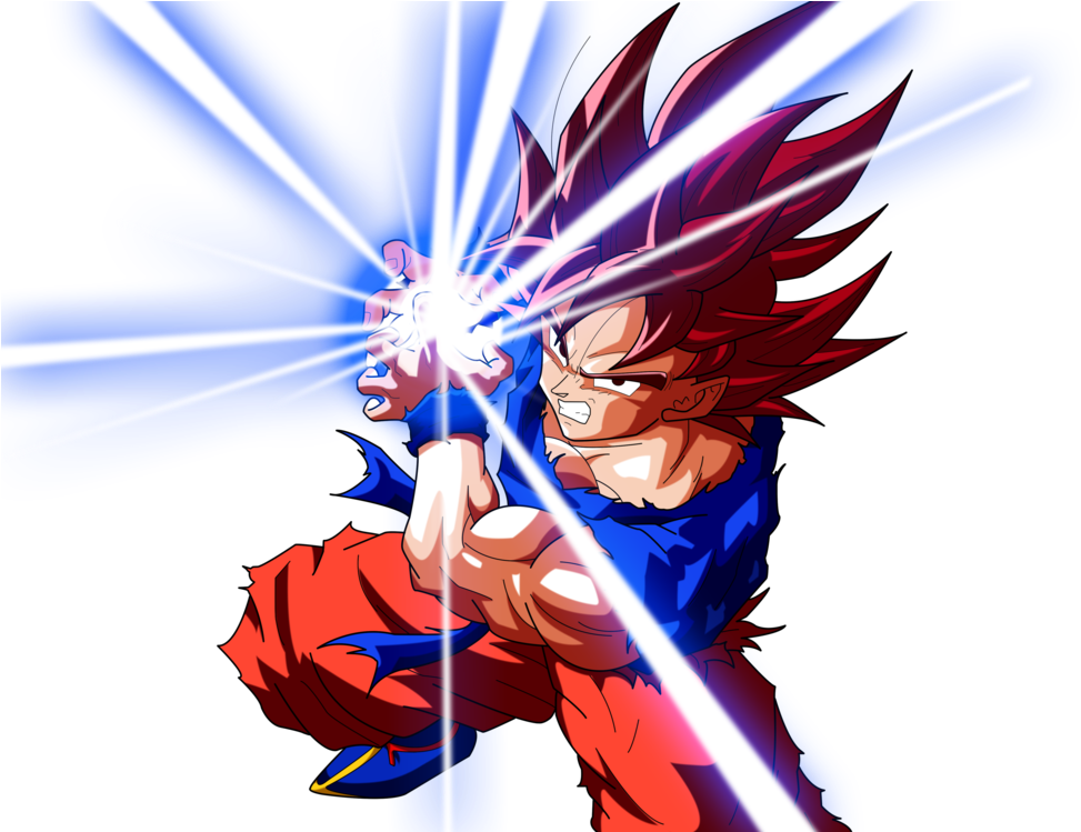 Cinderella Glass Slipper - Goku Super Saiyan Red Kamehameha (973x749), Png Download
