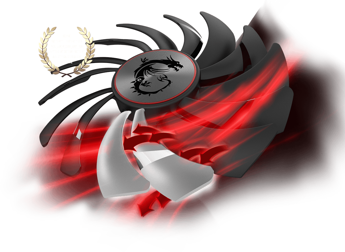 Troxfan - Msi Zero Frozr (1197x872), Png Download