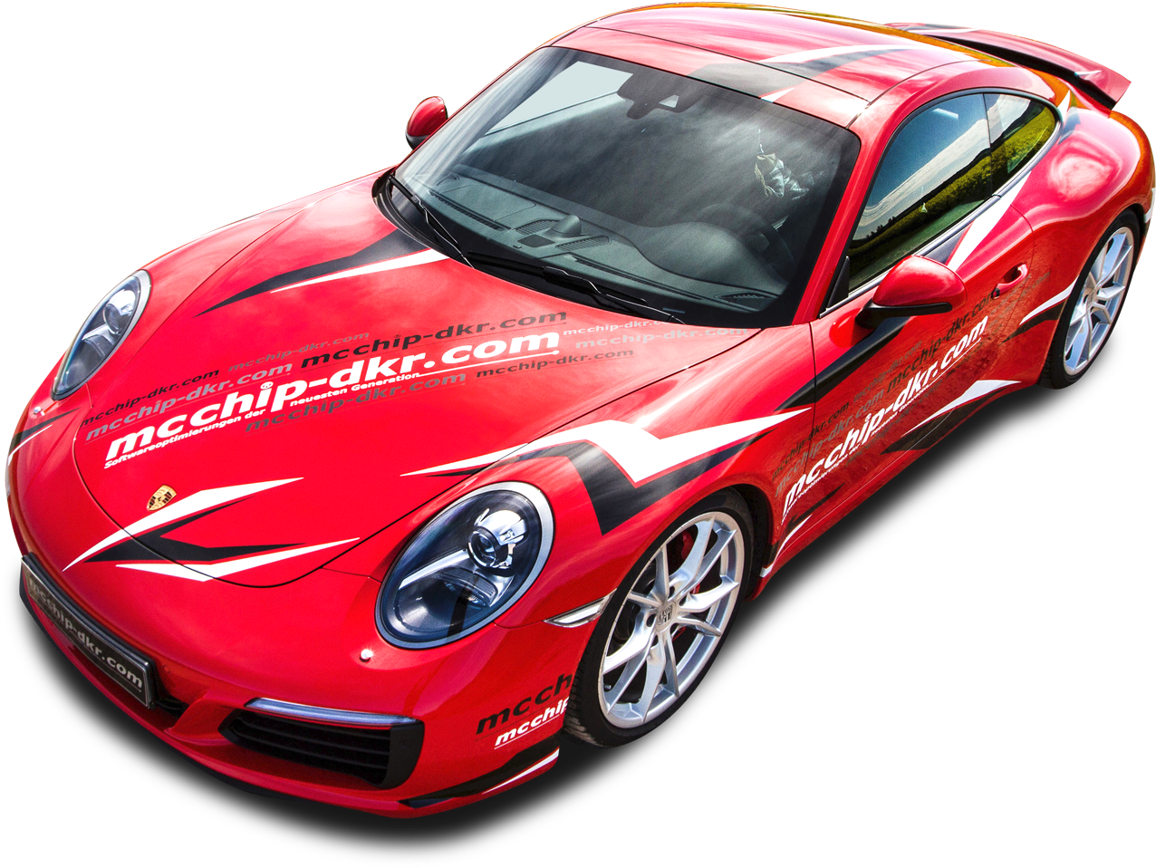 Red Porsche 991 Carrera S Racing Car Png Image - Porsche (1400x1062), Png Download