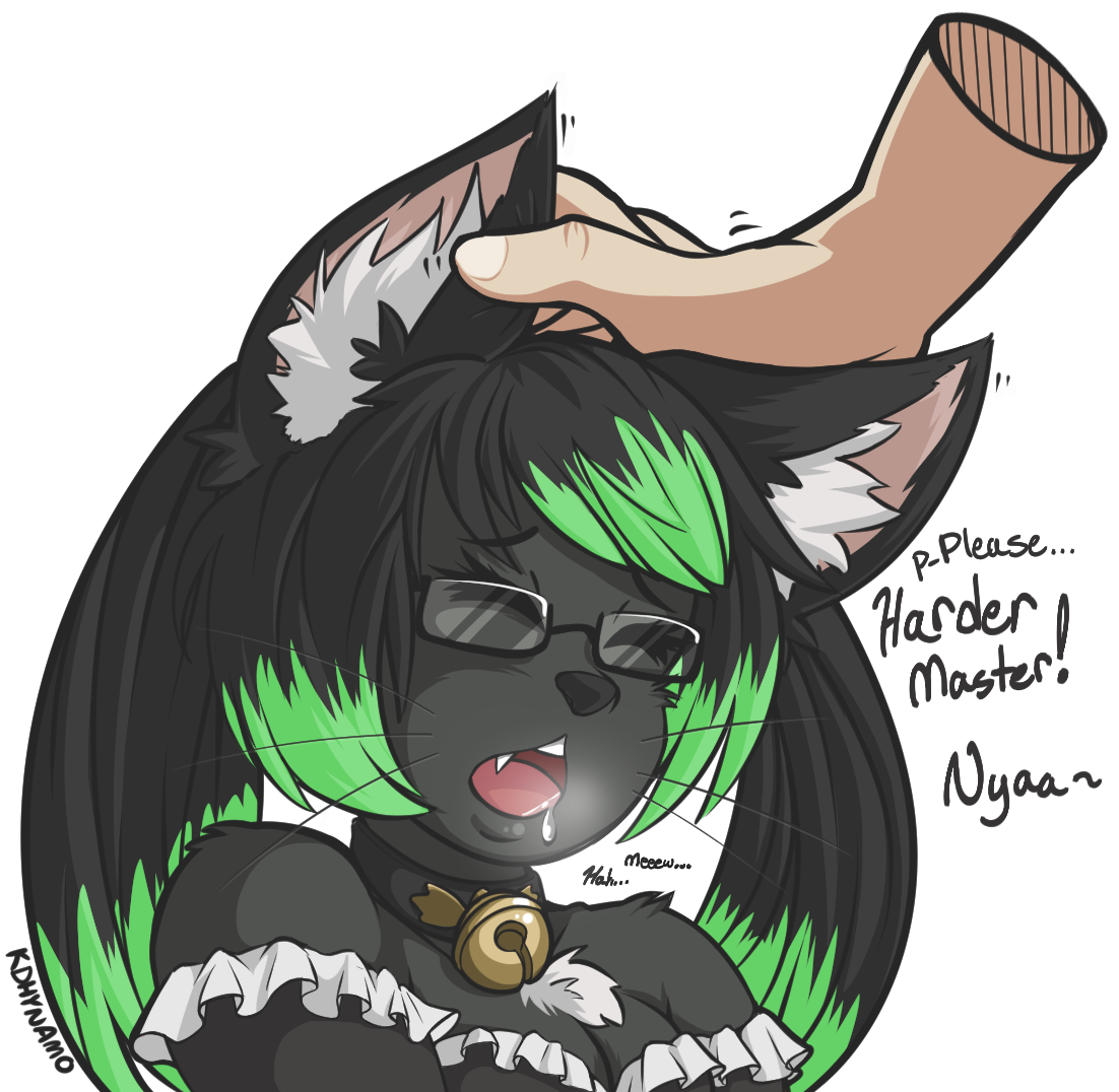 Tharkitty Gets Very Lewd Headpats - Lewd Headpats (1131x1096), Png Download