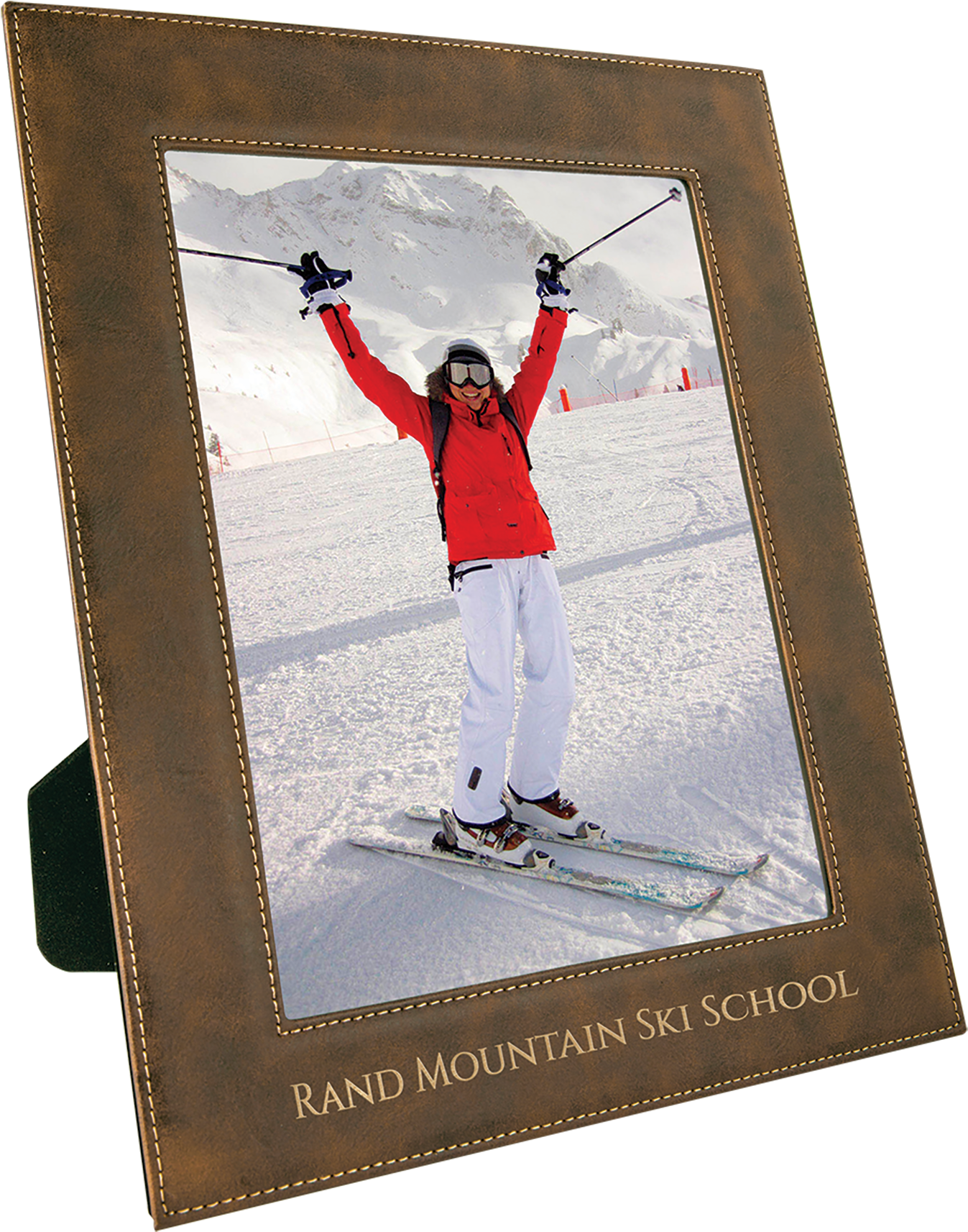 8" X 10" Rustic & Gold Leatherette Photo Frame - Spf Rx Spf 30 Bulk Sunscreen Lip Balm With Broad Spectrum (1800x1800), Png Download