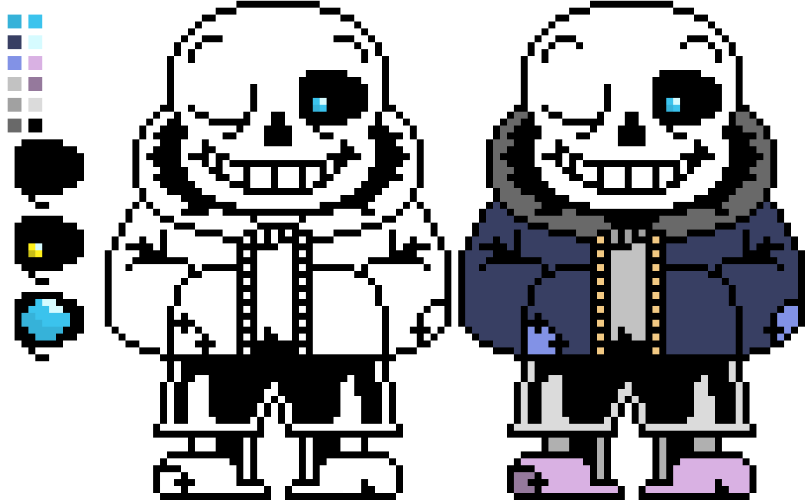 Sans Sprite - Underfell Sans Sprite (1240x860), Png Download