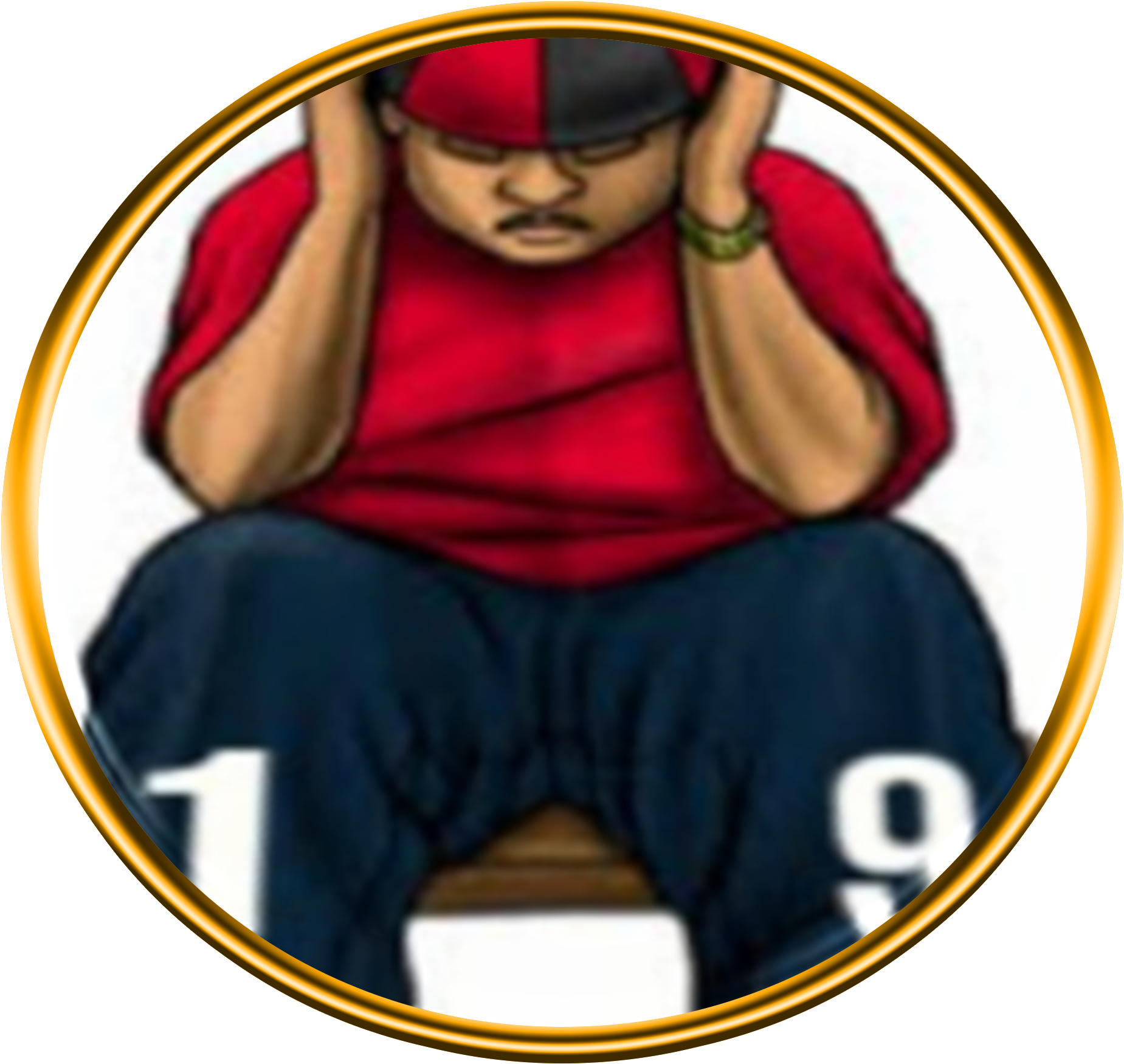 Golden Sticker - Homies Lonely Boy (2048x2048), Png Download