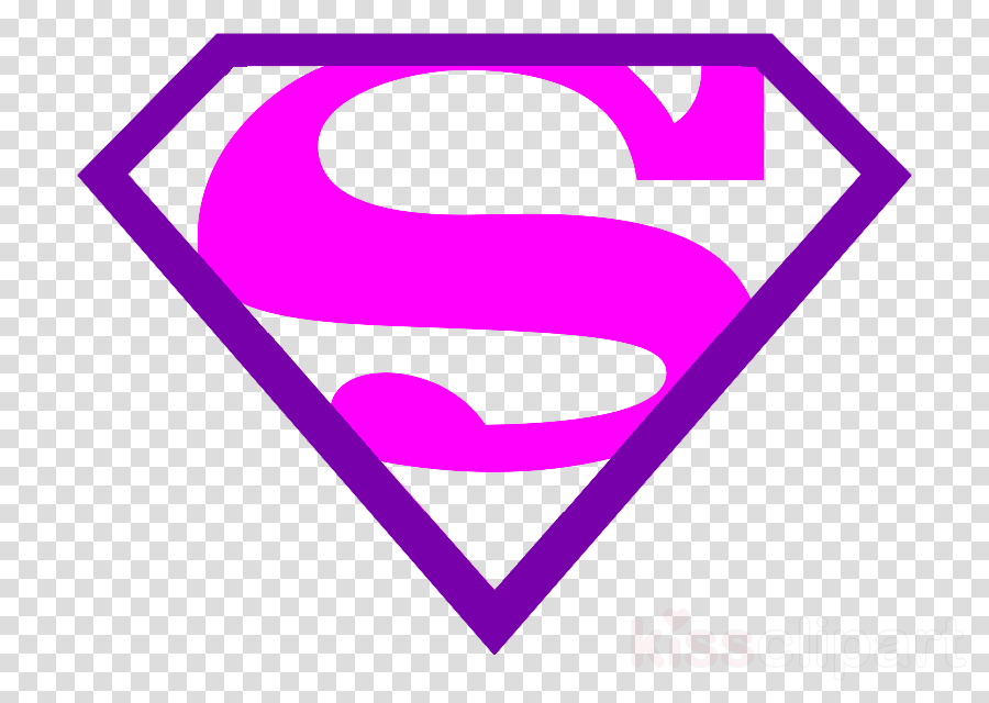 Superwoman Logo Clipart Superwoman Superman Wonder - Pink Supergirl Logo (900x640), Png Download