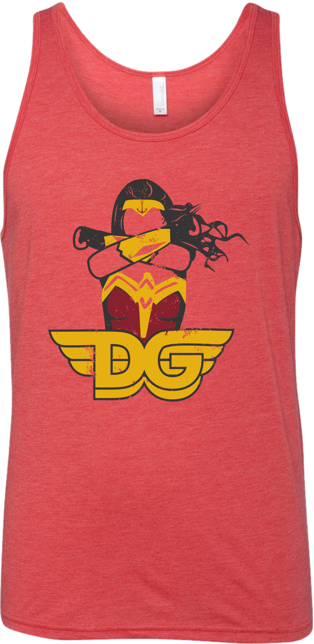 Dg Wonder Woman Tank (1000x2049), Png Download
