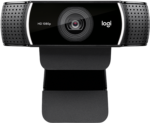C922 Pro Stream Full Hd 1080p Webcam With 60fps Streaming - Logitech C 920 Hd Pro Webcam Webcams Pc (1371x500), Png Download