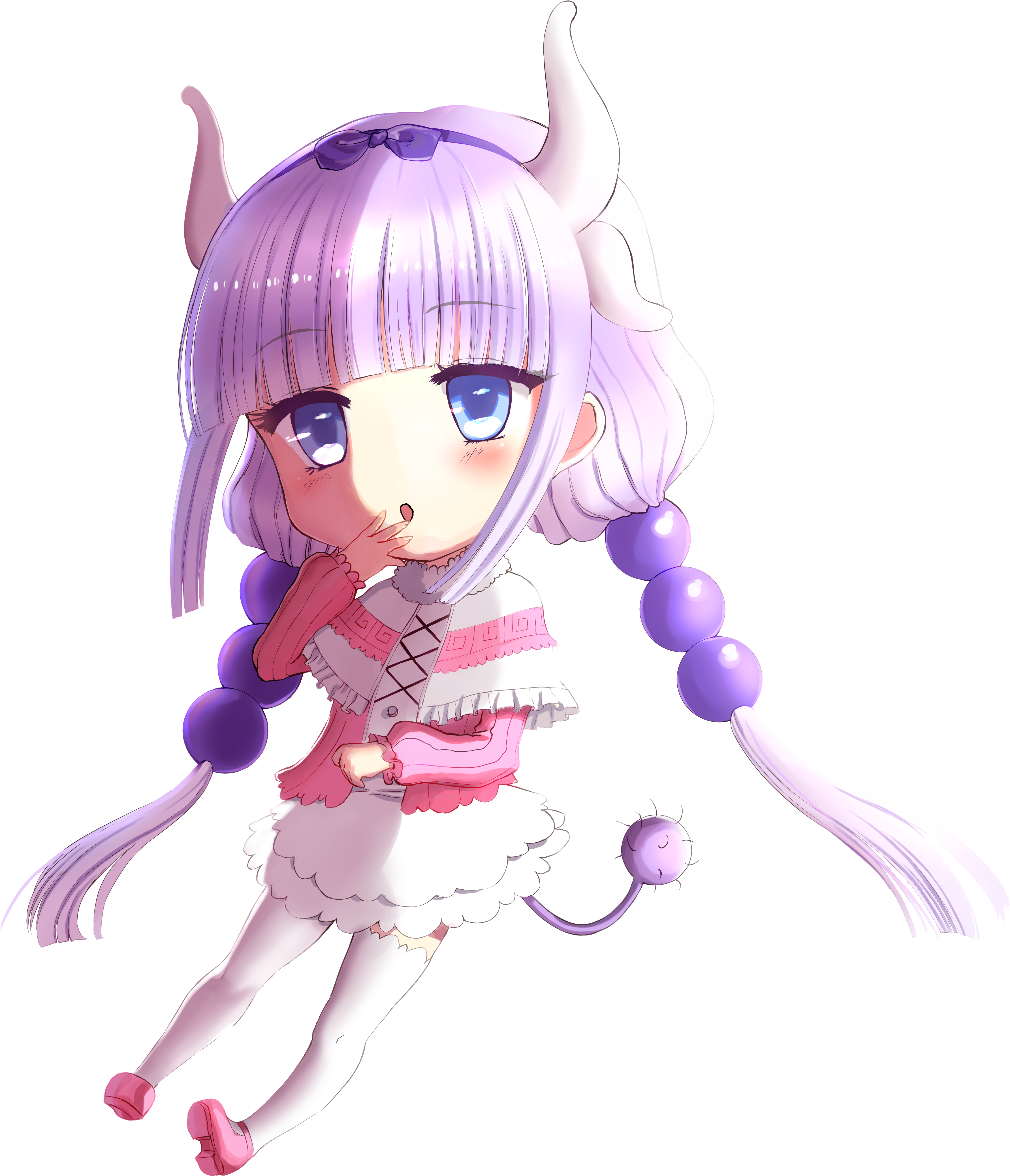 View Fullsize Kanna Kamui Image - Miss Kobayashi's Dragon Maid (4684x5629), Png Download