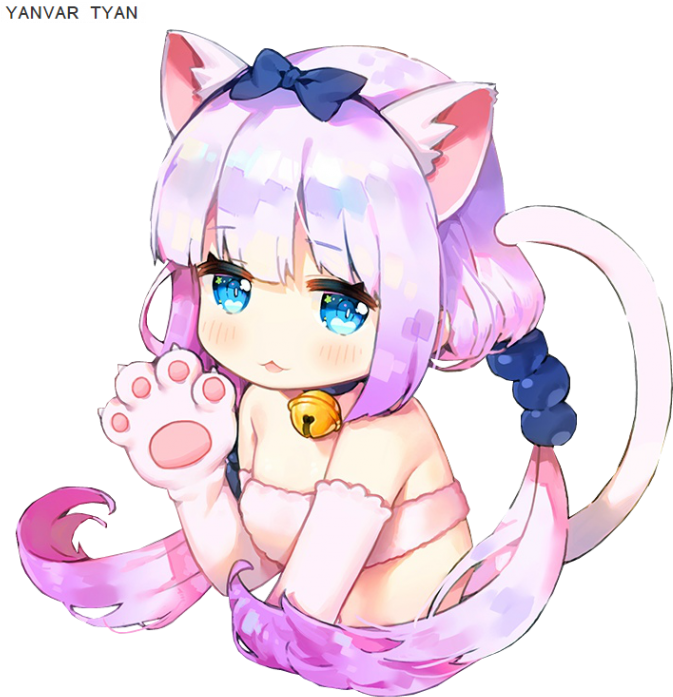#канна #канна Камуи #дракон Горничная Кабояши-сан #дракон - Anime (700x716), Png Download