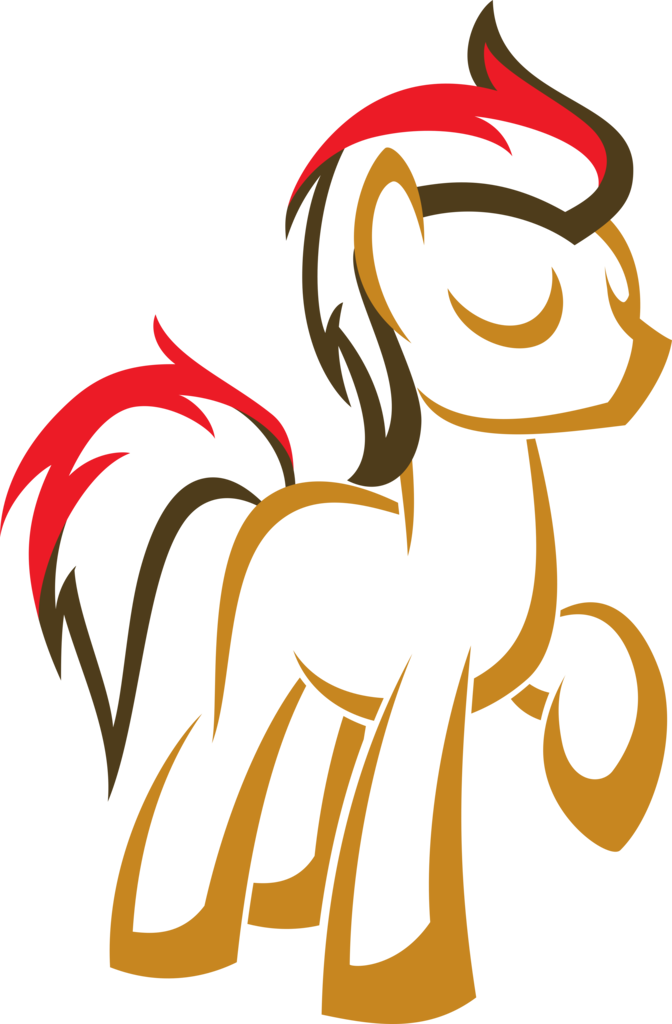 Up1ter, Earth Pony, Eyes Closed, Limited Palette, Lineart, (672x1024), Png Download