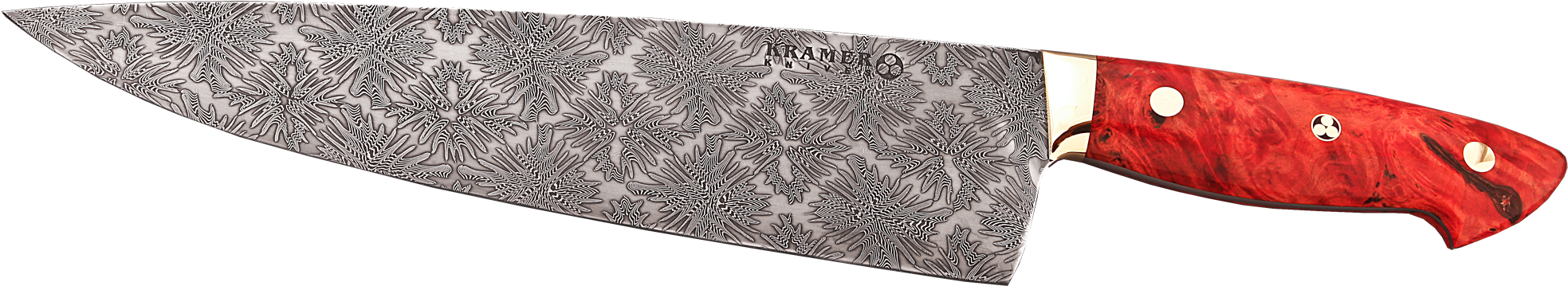 Bob Kramer Damascus Knives Png Bob Kramer Damascus - Damascus Chef Knife Png (2000x513), Png Download