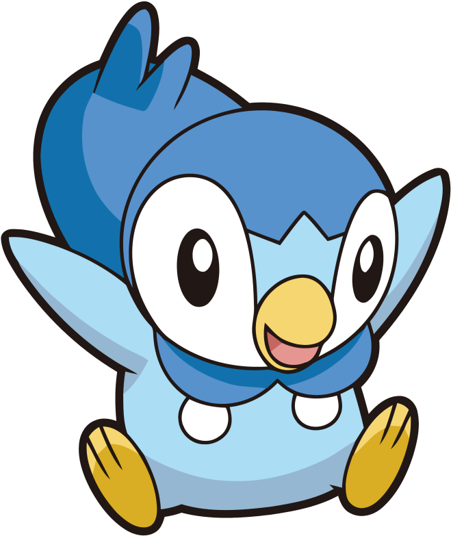 393piplup Dp Anime 8 - Piplup Pokemon Kleurplaat (681x807), Png Download