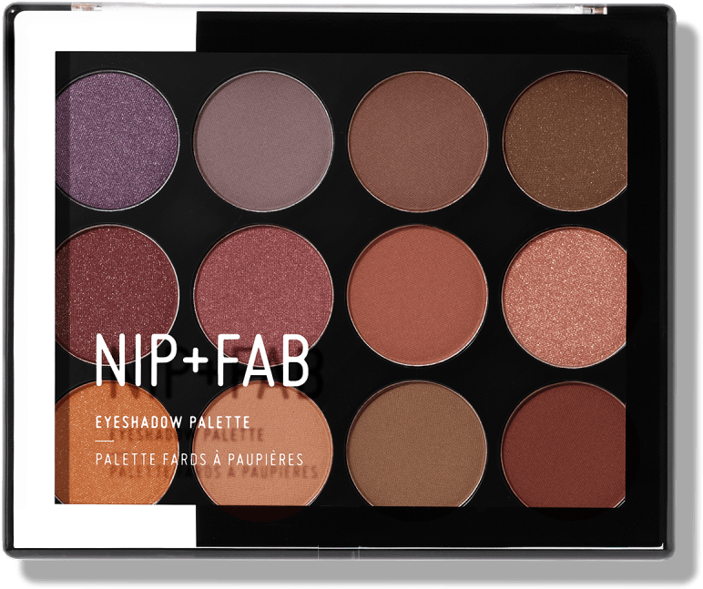Eyeshadow Palette Fired Up - Nip Fab Eyeshadow Palette Fired Up (1000x1000), Png Download