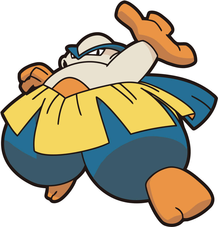 297hariyama Ag Anime 2 - Pokemon Hariyama (878x896), Png Download